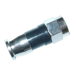 CONECTOR COMPRESSÃO P/RG59 - F TELEVES- (Enc. Min. 50 Unid.)