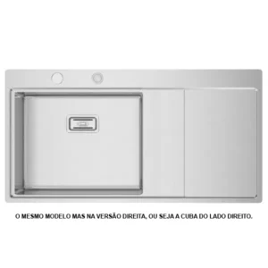 LAVA LOUÇA DIREITO ESCOVADO RODI - XERON 105 - I08X2ML1F143A2