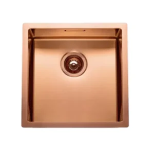 CUBA ESCOVADA RODI - BOX LUX 40 COPPER COBRE - C/ VÁLVULA CESTA-08N1AC10623A0C