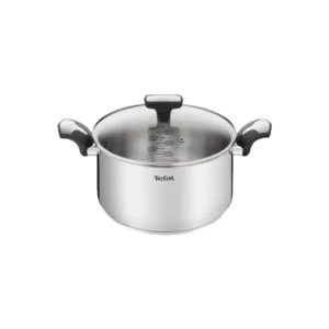 TACHO TEFAL EMOTION INDUÇÃO 24CM + TAMPA VIDRO - E3014604